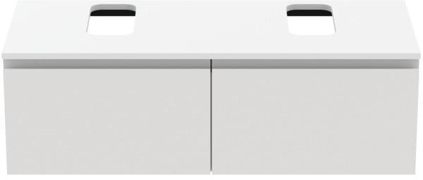 Ideal Standard Finesse Waschtischunterschrank 1202 mm mit 2 Softclose-Auszügen, Greige matt