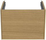 IDEAL STANDARD Conca Möbelwaschtischunterschrank 500 mm, 1 Auszug, Weiß Matt – Wandhängend mit Push-Open und Softclose