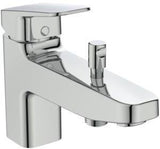 Ideal Standard Ceraplan Badearmatur für Wannenrand – 1-löchig, Chrom, keramische Kartusche