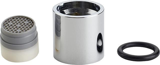 IDEAL STANDARD JADO Luftsprudler M18 x 1, komplett, verchromt – glänzende Chrom-Oberfläche