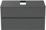 Ideal Standard Finesse Waschtischunterschrank 1002 mm, 2 Auszüge, Greige matt, wandhängend