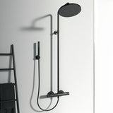 Ideal Standard Duschsystem Ceratherm T25 KB d:300mm Stick-Handbrause Silk Black
