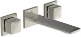 Ideal Standard Conca Wand-Waschtischarmatur, zweigriffig, Ausladung 180 mm, Brushed Gold