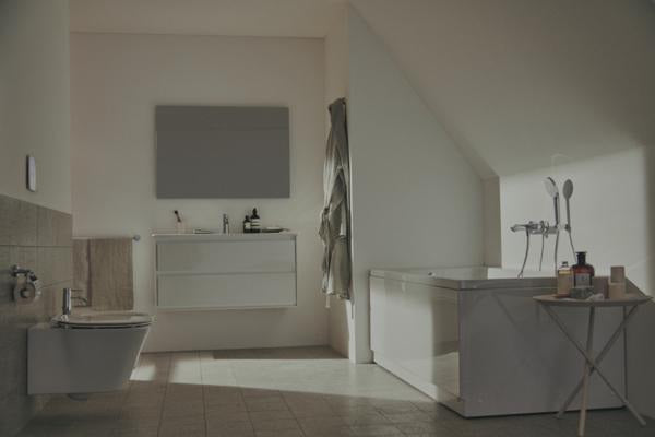 IDEAL STANDARD Ceraline Bidetarmatur mit Ablaufgarnitur, Chrom, 106 mm Ausladung