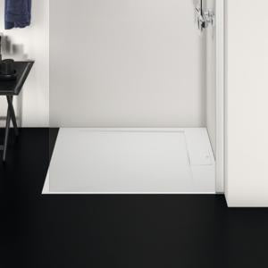 Ideal Standard Ultra Flat S i.life Brausewanne 1000x800x30mm Carraraweiß – Mineralguss mit Anti-Rutsch