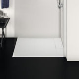Ideal Standard Ultra Flat S i.life Brausewanne 1000x800x30mm Carraraweiß – Mineralguss mit Anti-Rutsch