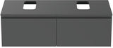 Ideal Standard Finesse Waschtischunterschrank 1202 mm mit 2 Softclose-Auszügen, Greige matt