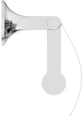 Ideal Standard La Dolce Vita Papierrollenhalter mit Deckel, Edelstahl-Optik, Wandmontage