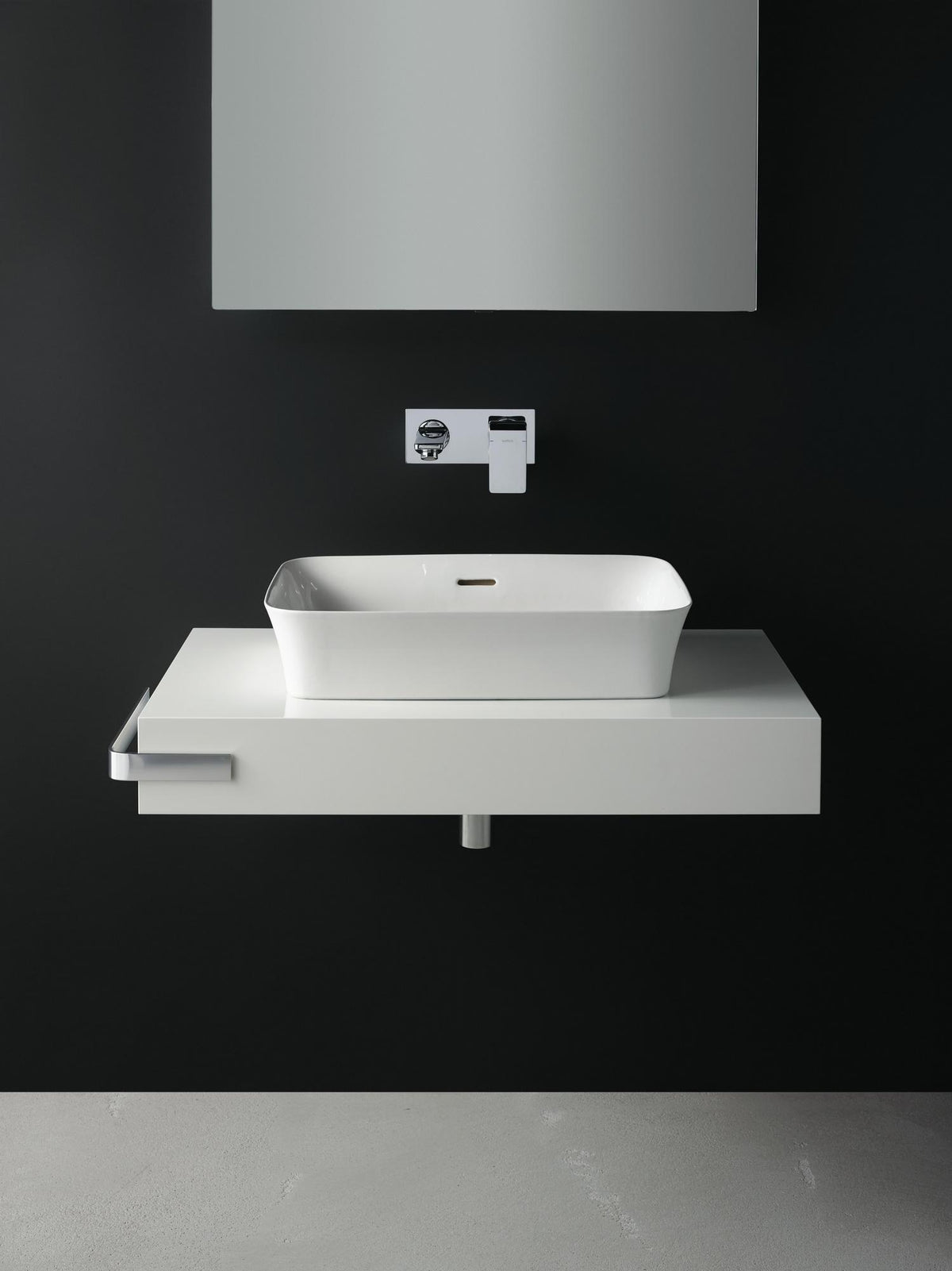 Ideal Standard Adapto Konsole 700 mm Pinie hell – Geschlossene Waschtischplatte ohne Ausschnitt