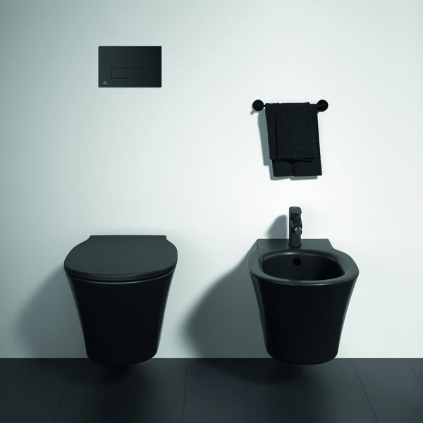 Ideal Standard Wand-T-WC-Kombipaket Connect Air mit AQUABLADE und Softclosing, 365x540mm, Weiß