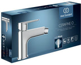 IDEAL STANDARD Bidetarmatur Cerafine O 132 mm mit Ablaufgarnitur in Chrom