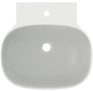 Ideal Standard Aufsatzwaschtisch Linda-X 500x480mm Weiß mit 1 Hahnloch & Überlauf