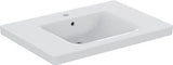Ideal Standard Waschtisch Connect Freedom 800 mm, 1 Hahnloch, unterfahrbar, weiß