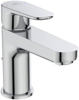 Ideal Standard Cerafine O Waschtischarmatur Chrom 114 mm mit Ablaufgarnitur und Heißwasser-Sparfunktion