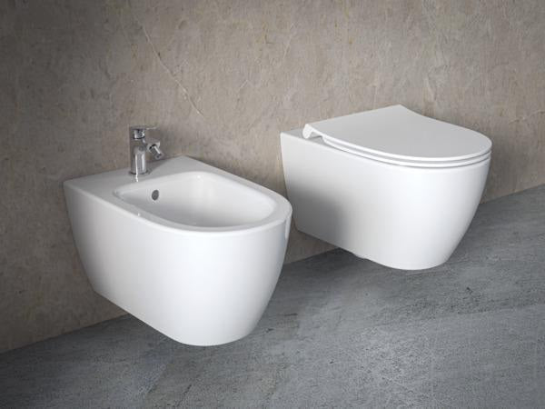 Ideal Standard i.life O Wandbidet 345x530x295 mm Weiß – Keramik mit Überlauf