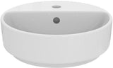 IDEAL STANDARD i.life O Aufsatzwaschtisch 550x400mm Weiß, 1 Hahnloch, mit Überlauf