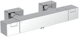 Ideal Standard Brausethermostat Ceratherm C100 Square Chrom – Wandmontage, verchromt, mit Wassersparposition