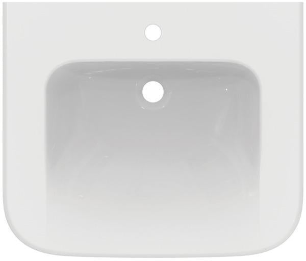 Ideal Standard Contour 21+ Waschtisch 545x550mm Weiß SmartGuard+ 1 Hahnloch ohne Überlauf
