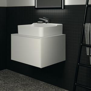 Ideal Standard Conca WT-Unterschrank 602 mm, 1 Auszug, Push-Open, Softclose, Weiß matt