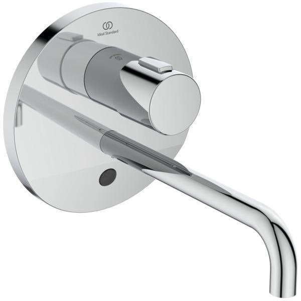 Ideal Standard Ceraplus Sensor-Wand-Waschtischarmatur mit Thermostat, Batteriebetrieb, Chrom
