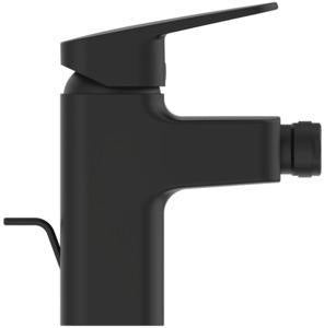Ideal Standard Ceraplan Bidetarmatur Silk Black 94 mm mit Ablaufgarnitur