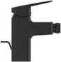 Ideal Standard Ceraplan Bidetarmatur Silk Black 94 mm mit Ablaufgarnitur