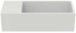 Ideal Standard Handwaschbecken Extra 450x250x150mm Weiß, ohne Hahnloch, mit Überlauf, Ablage links