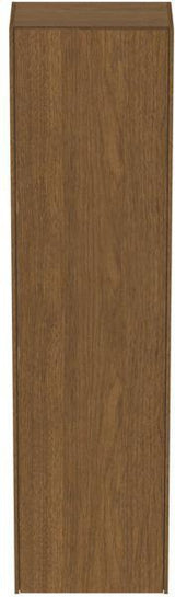 IDEAL STANDARD Halbhochschrank Conca, 1 Tür, Eiche geflammt, 370x250x1400 mm, Anschlag links/rechts
