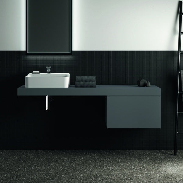 Ideal Standard Conca WT-Unterschrank 600 mm Eiche geflammt, 1 Auszug mit Push-Open