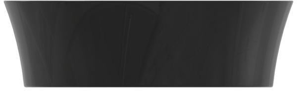 Ideal Standard Ipalyss Aufsatzwaschbecken 400x400mm Schwarz ohne Hahnloch ohne Überlauf