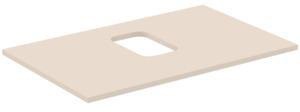 IDEAL STANDARD i.life B Waschtischplatte Eiche Natur 802x507x18 mm mit mittigem Ausschnitt
