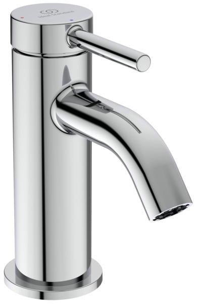 IDEAL STANDARD Ceraline Nuovo Waschtischarmatur 90 mm mit Push-Open Ventil in Chrom