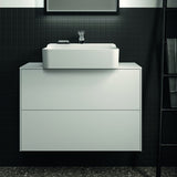 Ideal Standard Conca Waschtischunterschrank Eiche hell 802 mm – 2 Auszüge, Push-Open, wandhängend