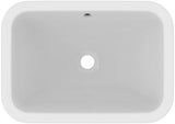 Ideal Standard Connect Einbauwaschtisch 580x410mm Weiß mit Überlauf und Ideal Plus Beschichtung