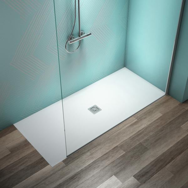 Ideal Standard Ultra Flat S+ Rechteck-Brausewanne 1800x800mm Mineralguss Weiß Matt