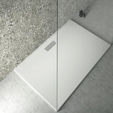Ideal Standard Rechteck-Brausewanne Ultra Flat New 1400x900x25 mm Weiß – Bodenebener Einbau