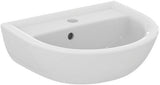 Ideal Standard Eurovit Handwaschbecken 450x350x155 mm, 1 Hahnloch, mit Überlauf, Weiß