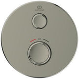Ideal Standard Brausethermostat UP Ceratherm Navigo 1 Verbraucher Rund Chrom – Unterputz-Thermostat mit Easy-Box
