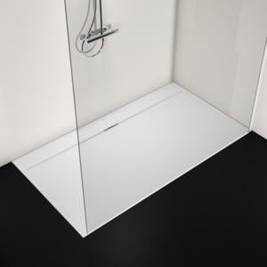 Ideal Standard Ultra Flat S i.life Rechteck-Brausewanne 1800x1000mm Carraraweiß Mineralguss