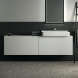 Ideal Standard Conca Waschtischunterschrank 1985 mm, 2 Auszüge, Anthrazit, wandhängend, ohne Platte