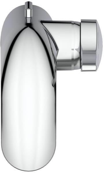 IDEAL STANDARD Melange Einhebel-Bidetarmatur mit Ablaufgarnitur, Chrom, 113 mm Ausladung