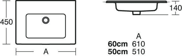 IDEAL STANDARD Waschtisch/Möbel-Paket CONNECT E mit Waschtisch 1000 mm in Weiß/Walnuss Dunkel