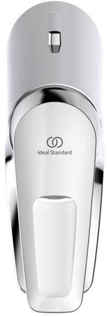 IDEAL STANDARD Ceramix Blue Waschtisch-Einhandhebelmischer Chrom 117 mm mit Ablaufgarnitur