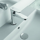 IDEAL STANDARD Cerafine O Waschtischarmatur H120 BlueStart Chrom ohne Ablaufgarnitur