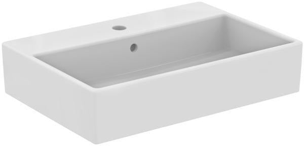 Ideal Standard i.life B Aufsatzwaschtisch 605x420x145 mm Weiß, 1 Hahnloch, mit Überlauf