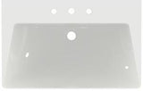 Ideal Standard Säulenwaschtisch Tipo-Z 740x470x900 mm Schwarz mit 3 Hahnlöchern und Überlauf