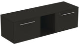 Ideal Standard i.life B Möbel-Set 160 cm – 2 Auszüge, 1 offenes Fach, Chrom/Weiß matt