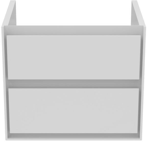 IDEAL STANDARD Connect Air Waschtischunterschrank 600 mm, 2 Auszüge, Weiß Glanz/Matt