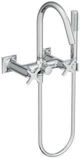 Ideal Standard Joy Neo Badearmatur, Aufputz, 190 mm Auslauf, Kreuzgriffe, Chrom