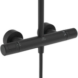 Ideal Standard Duschsystem Ceratherm T25+ Eco mit Brausethermostat Chrom – Verbrühschutz & 2 Strahlarten